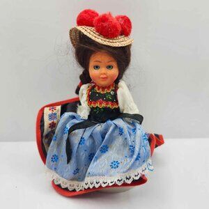 Vintage German Swiss Doll - For Repair - Collectible Schmider Trachten Barbel